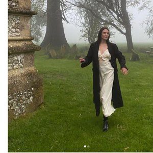 NEW DOEN SAOIRSE DRESS MOTHER OF PEARL SIZE XL